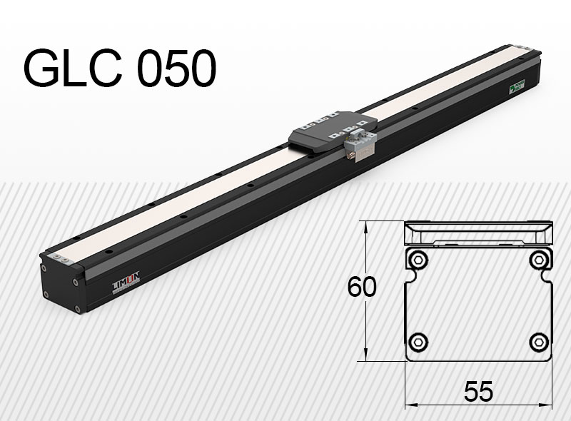GLC 050-es típus<br />max terhelés 5kg*<br />Lökethossz: 50-1650mm